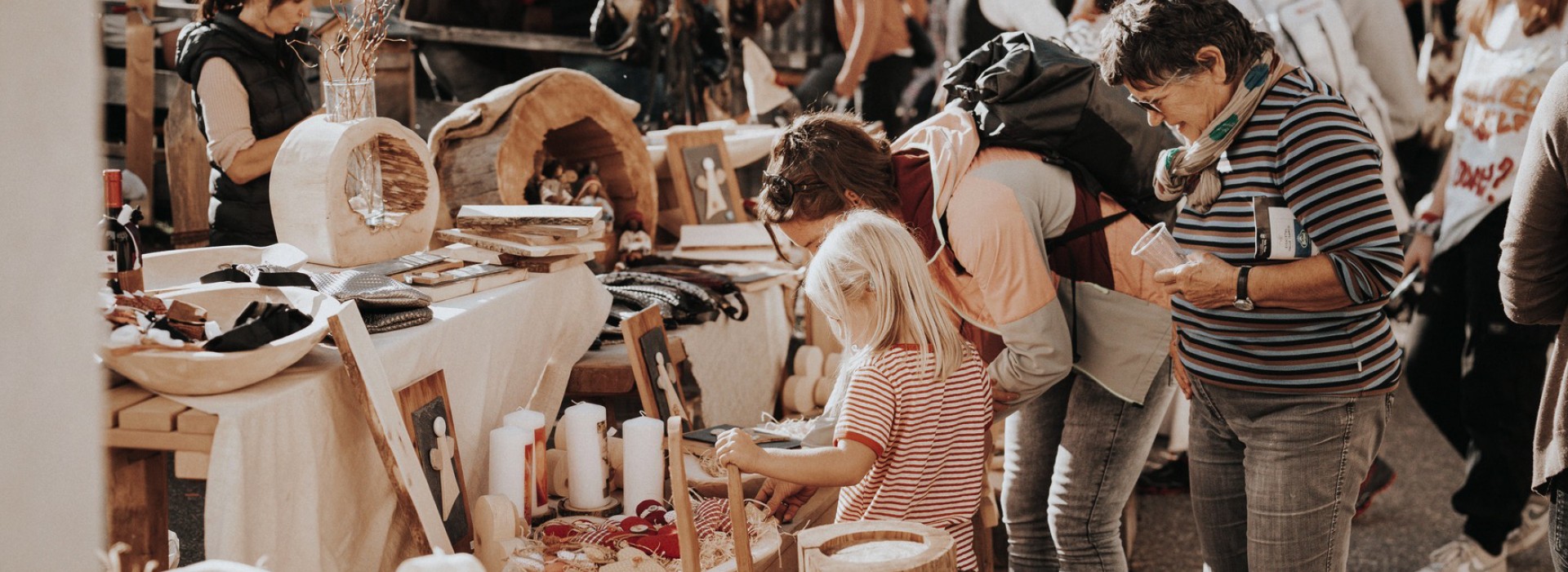 The picture shows people celebrating.